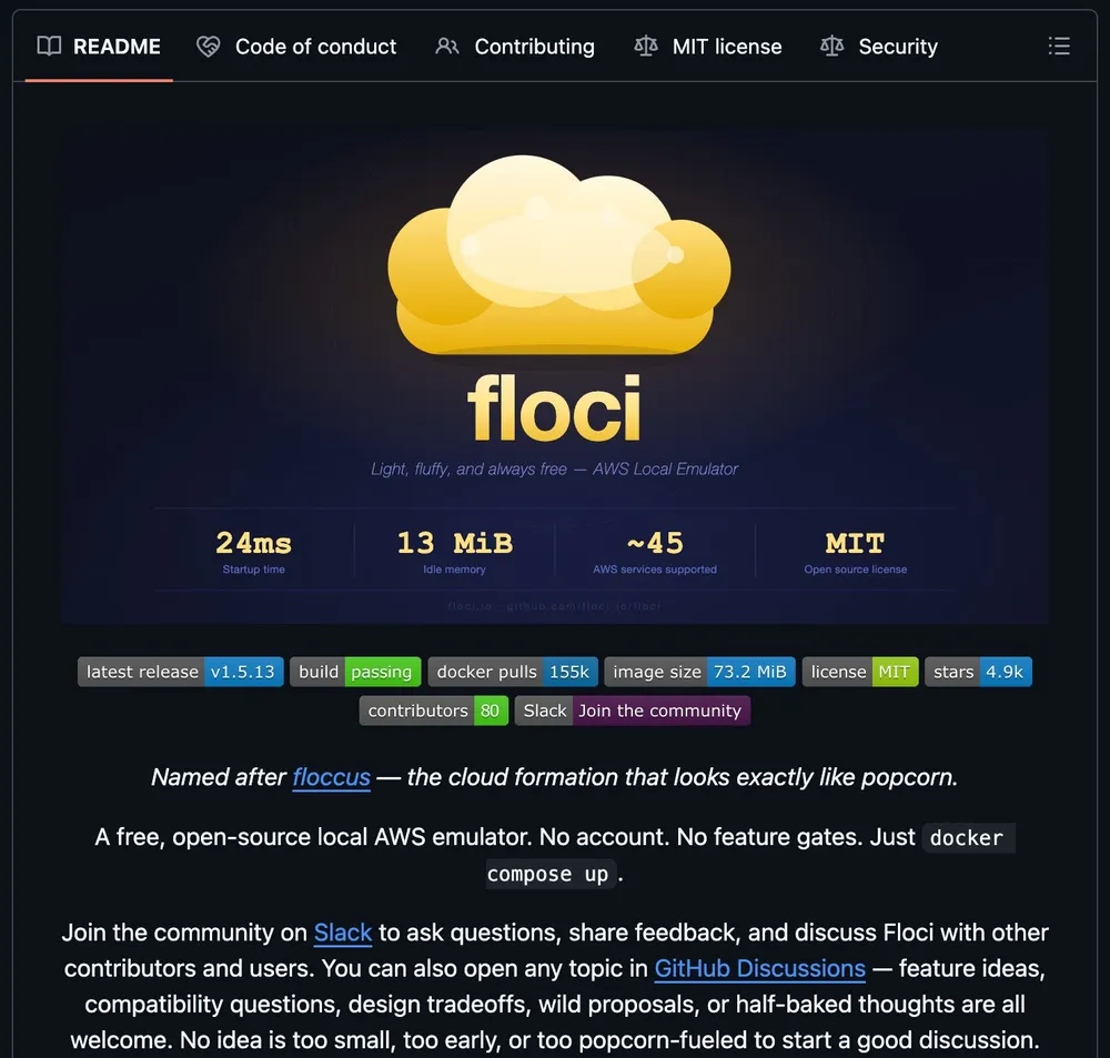 Floci propone un emulador local de AWS más ligero